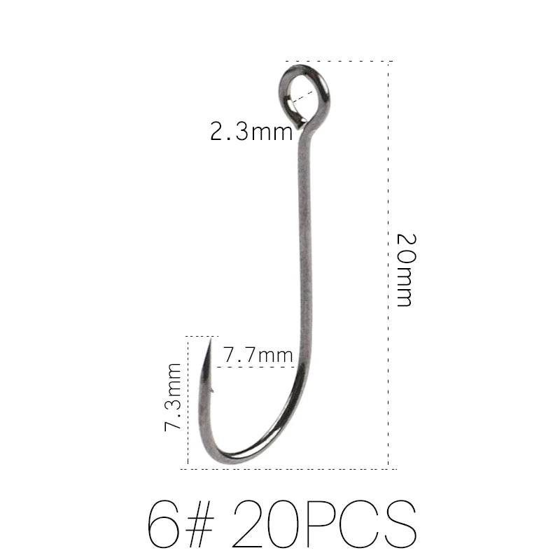 Supercontinent Barb Hook – Big Eye, High Carbon Steel - Fish & Cheaps | Fishing & Outdoor Gear
