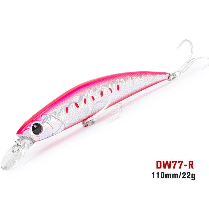 TSURINOYA 110S Sinking Minnow – DW77 New Colour - Fish & Cheaps | Fishing & Outdoor Gear