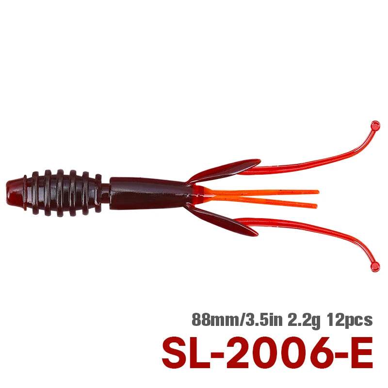 TSURINOYA 88mm Shrimp Soft Lure – Natural Action Bait - Fish & Cheaps | Fishing & Outdoor Gear