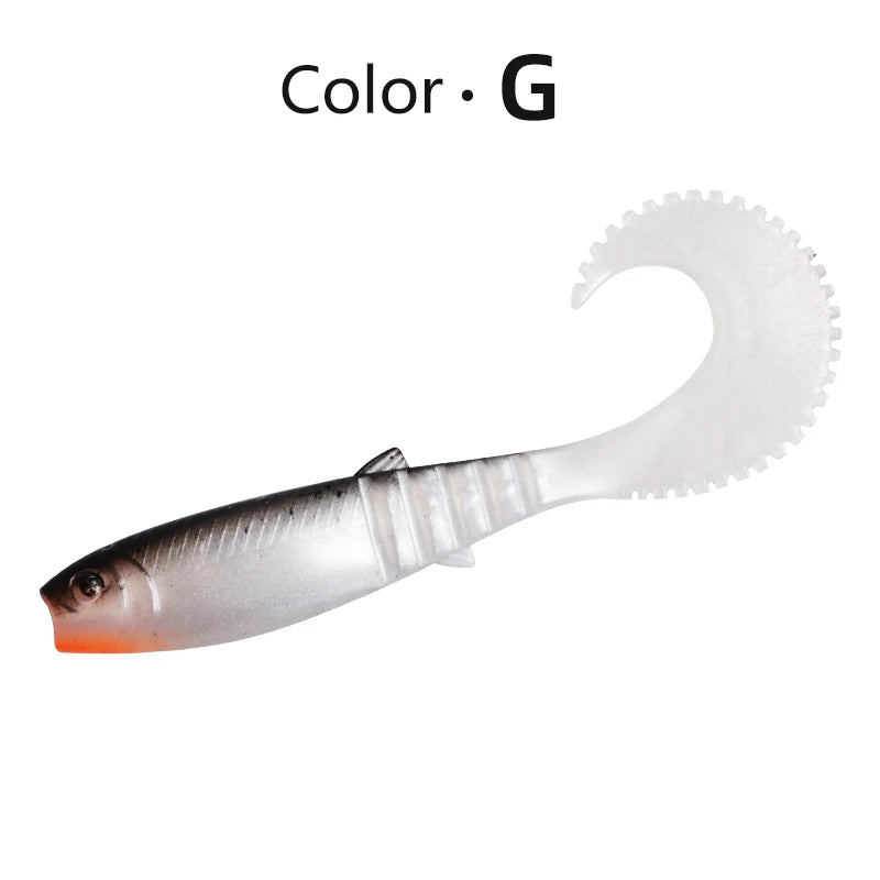 MEREDITH Cannibal Curved Tail Fishing Lures