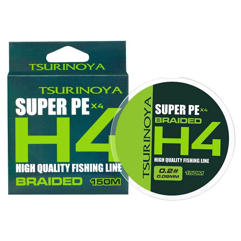 TSURINOYA H4 4-Strand PE Fishing Line - Fish & Cheaps | Fishing & Outdoor Gear