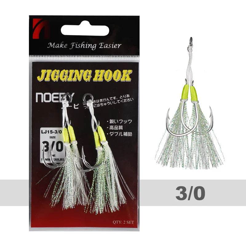 Noeby Twin Assist Hook – Precision for Slow Jigging - Fish & Cheaps | Fishing & Outdoor Gear