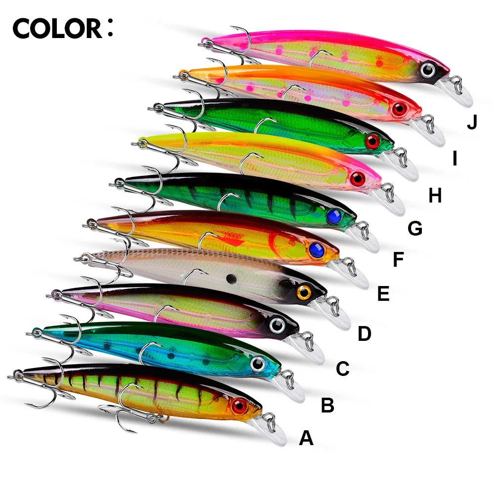 13.4g11cm Swimbaits Bass Big Fish Crankbaits Fishing Lure  Floating Depth: 0.6-1.8m Wobblers for Pike Minnow Lure Fishing Tackle