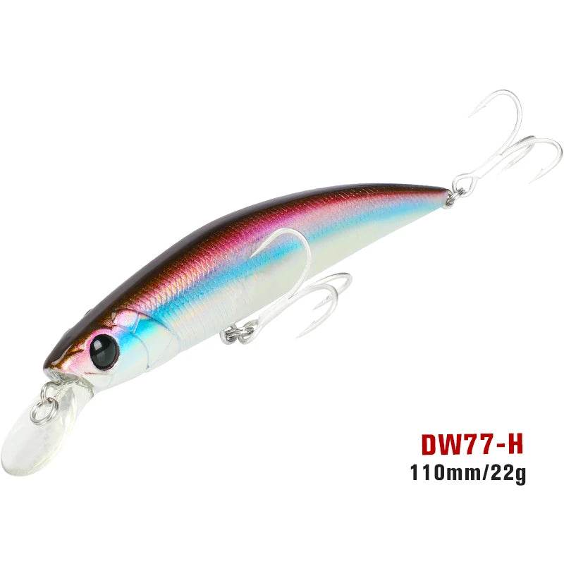 TSURINOYA 110S Sinking Minnow – DW77 New Colour - Fish & Cheaps | Fishing & Outdoor Gear