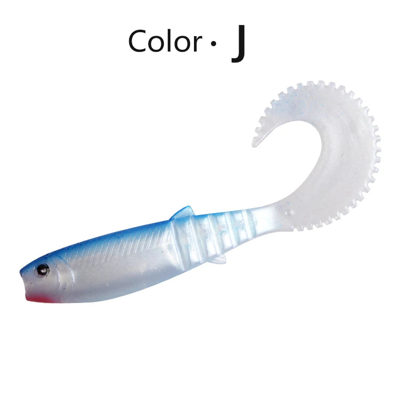MEREDITH Cannibal Curved Tail Fishing Lures