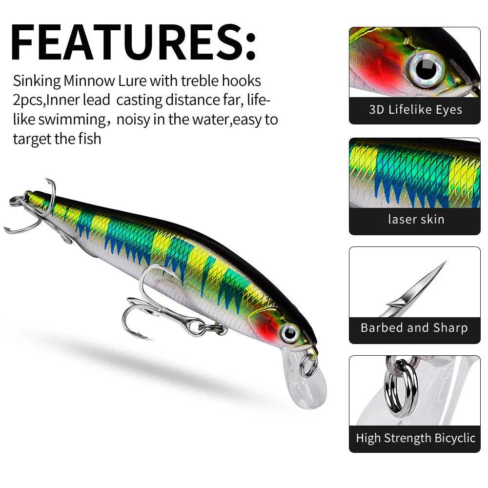 PROBEROS Minnow Wobbler – All-Round Sinking Lure - Fish & Cheaps | Fishing & Outdoor Gear