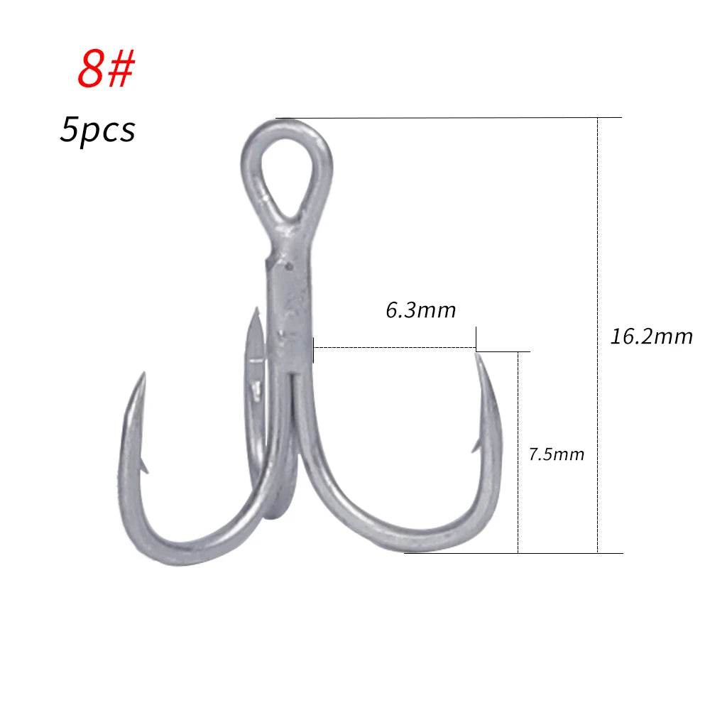 Noeby High Carbon Steel Treble Hooks - Fish & Cheaps | Fishing & Outdoor Gear