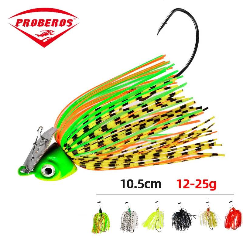 PROBEROS Spinnerbait Metal Lure – Pike, Bass & More - Fish & Cheaps | Fishing & Outdoor Gear