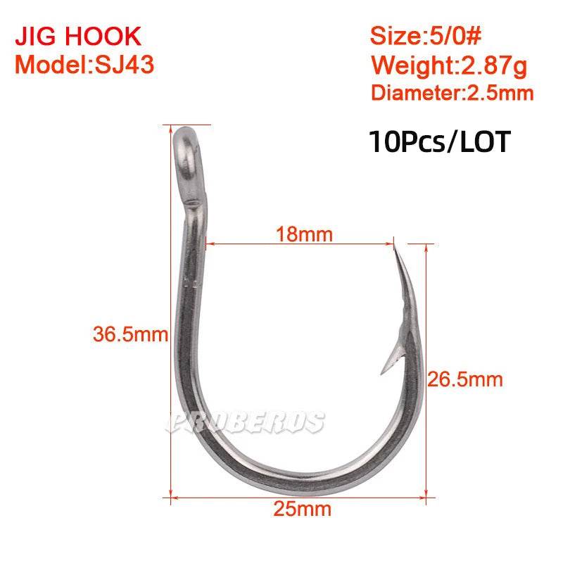 PROBEROS Seawater Corrosion Protection Fishing Hooks - Fish & Cheaps | Fishing & Outdoor Gear