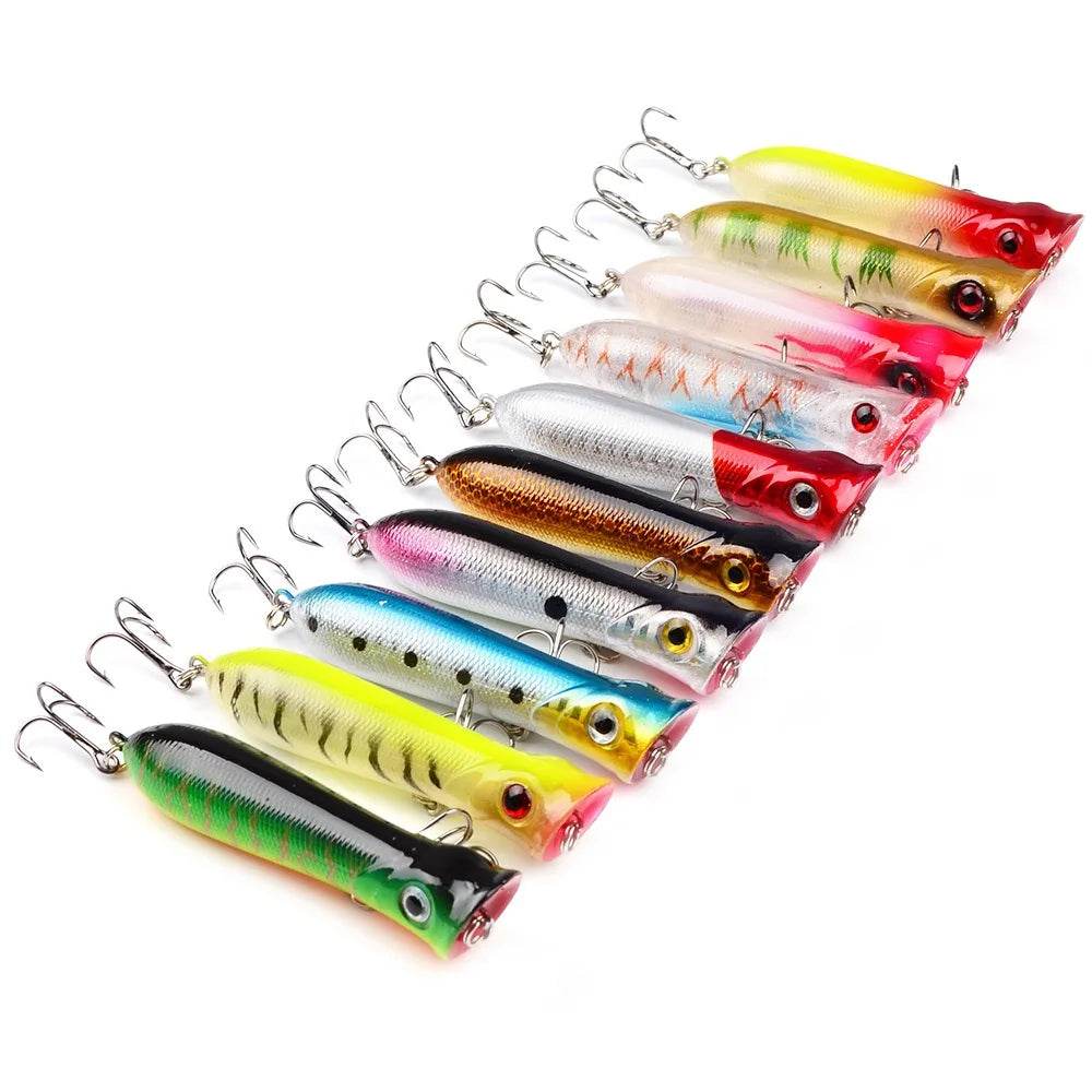 PROBEROS 8cm Top Water Popper Lure - Fish & Cheaps | Fishing & Outdoor Gear