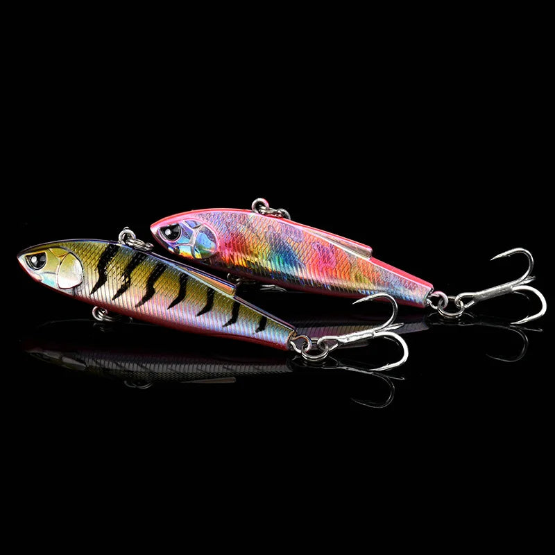 ALLBLUE New ANGRY JOHN VIB Sinking Fishing Lure Ice Jigging 58MM/70MM Hard Plastic Vibration Winter Bass Pike Artificial Tackle