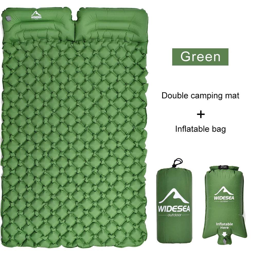 Widesea Double Inflatable Camping Mattress — Ultralight Comfort for Two - Fish & Cheaps | Fishing & Outdoor Gear