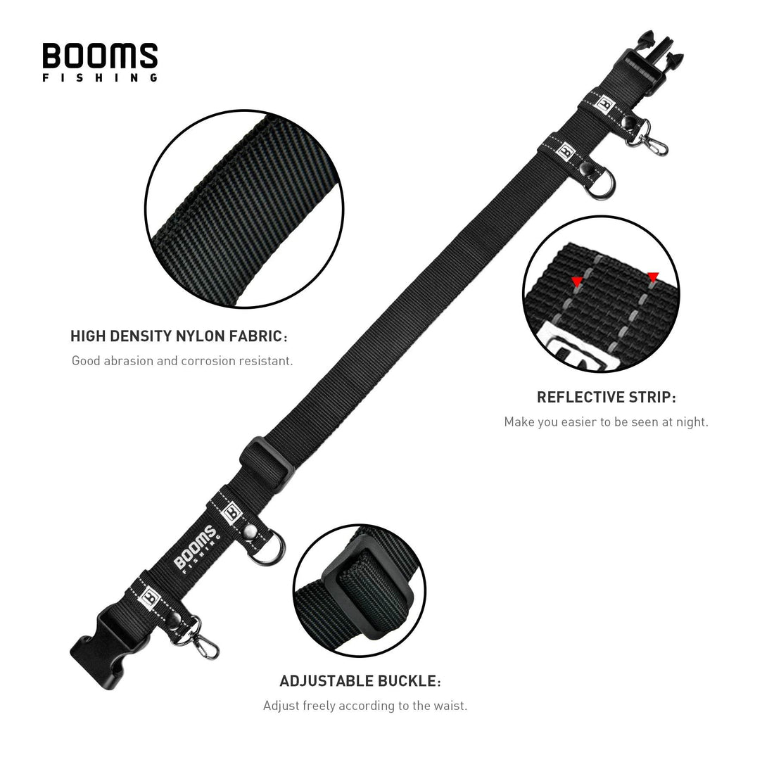 Booms Fishing FB2 Lightweight Fishing Belt - Fish & Cheaps | Fishing & Outdoor Gear