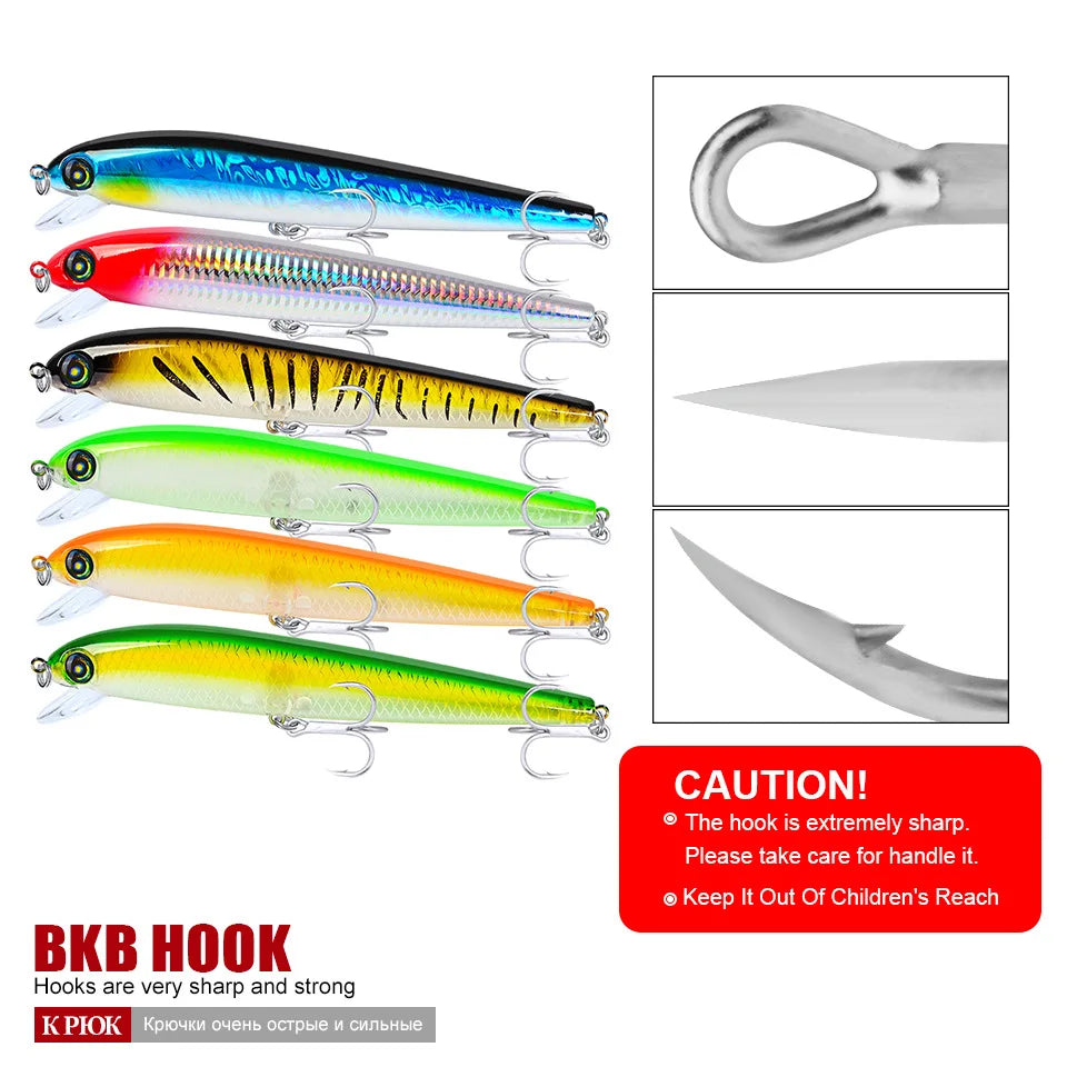 PRO BEROS Japanese Depth1.5-4m Minnow Fishing Lures Floating Hard Bait 17.5cm 29g Artificial Wobbler Crankbait Fishing Tackle
