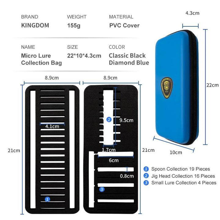 Kingdom Portable Waterproof Tackle Box - Fish & Cheaps | Fishing & Outdoor Gear