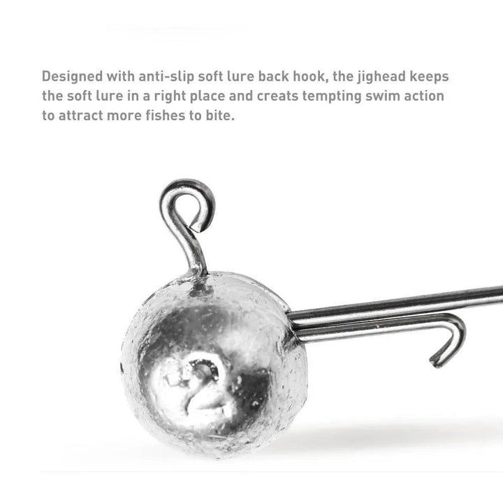 JOHNCOO Ball Jig Heads – 6pcs Precision Pack - Fish & Cheaps | Fishing & Outdoor Gear