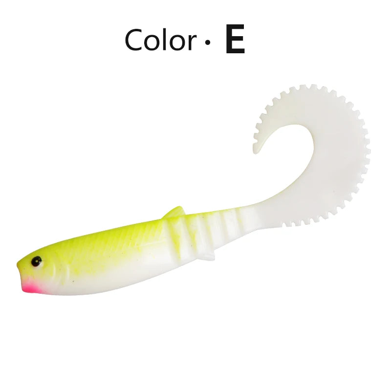 MEREDITH Cannibal Curved Tail Fishing Lures