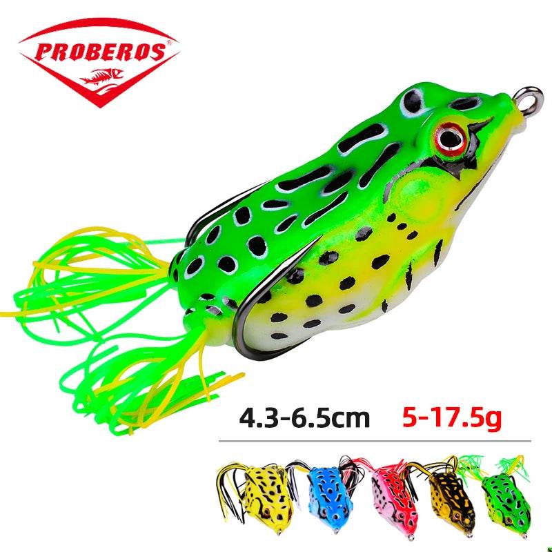 PROBEROS Frog Soft Tube Lure – Lifelike Topwater Action - Fish & Cheaps | Fishing & Outdoor Gear