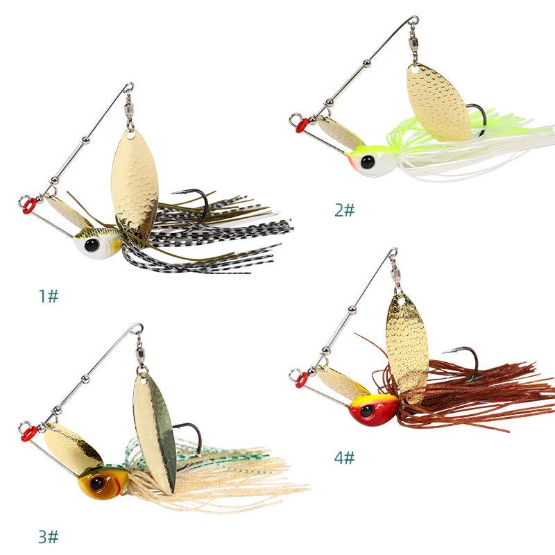 TSURINOYA Spinner Bait Buzzbait Jig – 7g & 10g - Fish & Cheaps | Fishing & Outdoor Gear