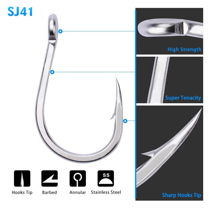 PROBEROS Large Stainless Steel Sea Hook - Fish & Cheaps | Fishing & Outdoor Gear