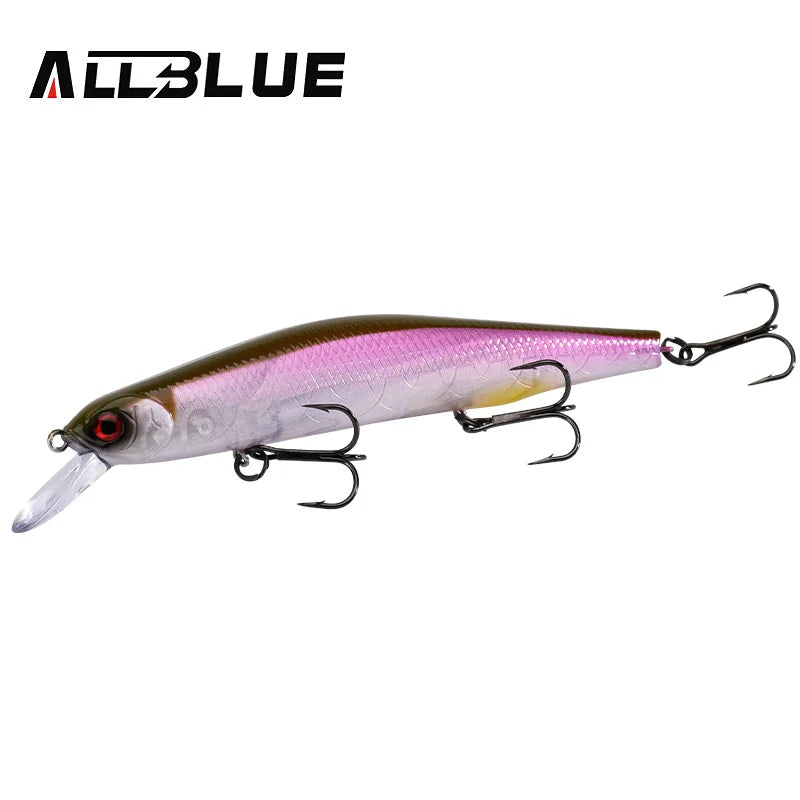 ALLBLUE VULCAN 130SP Silent Wobbler Fishing Lure 26.5g 133mm Magnetic System Suspend Minnow Pike Bait 4# Hook Tackle