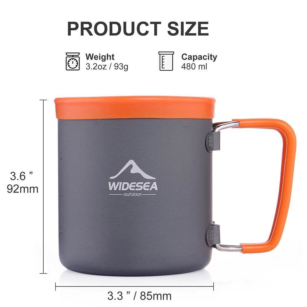 Widesea Camping Aluminium Cup - Fish & Cheaps | Fishing & Outdoor Gear
