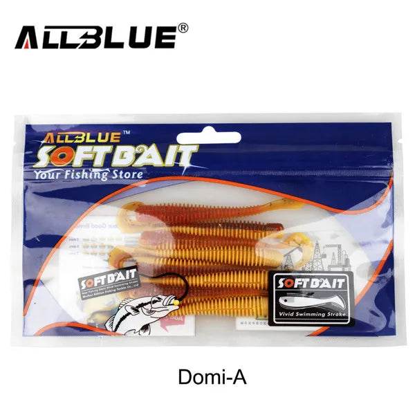 ALLBLUE DOMI Single Tail Soft Bait – Premium Grub Lure - Fish & Cheaps | Fishing & Outdoor Gear