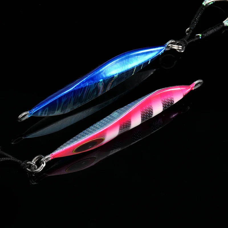 ALLBLUE ATLAS Metal Jig Spoon Lure 14G 20G 30G 40G 60G  Artificial Bait Shore Slow Jigging Super Hard Bass Fishing Tackle