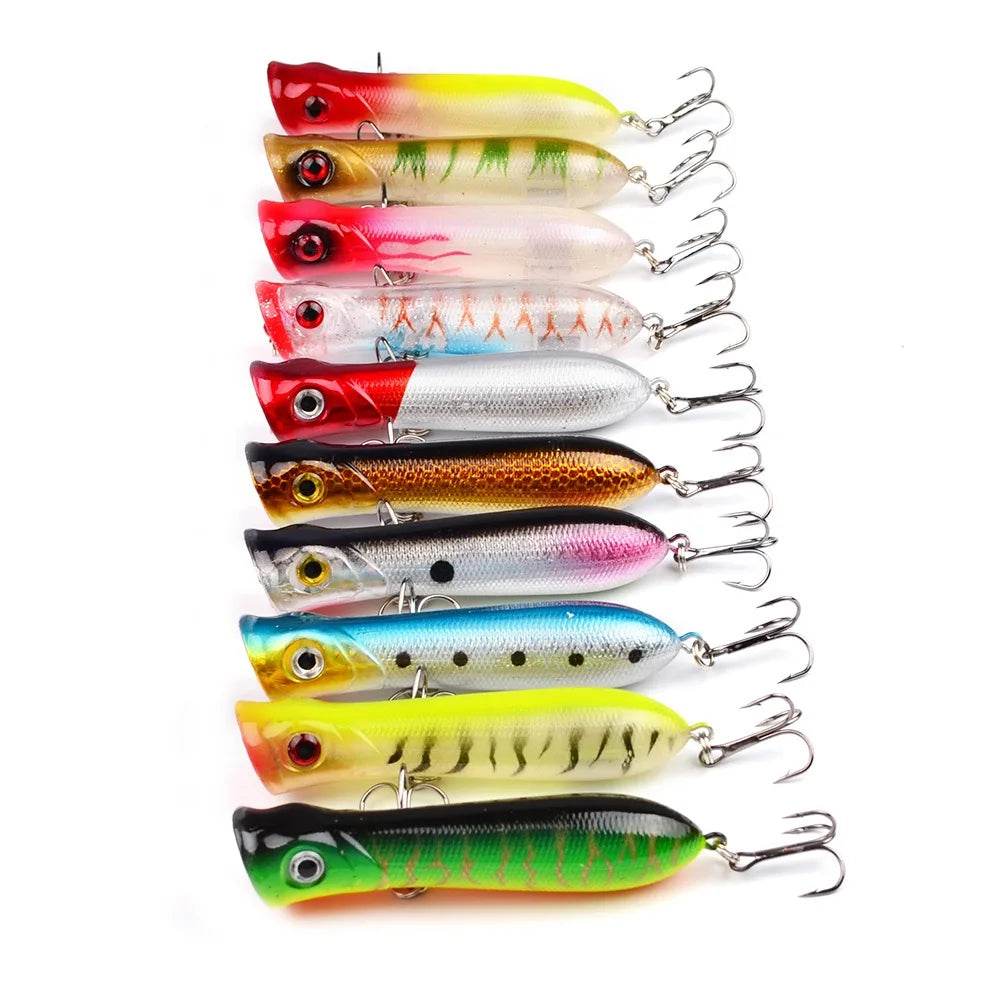 PROBEROS 8cm Top Water Popper Lure - Fish & Cheaps | Fishing & Outdoor Gear