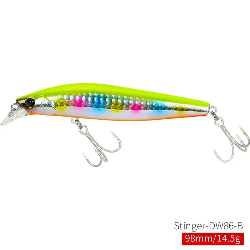 TSURINOYA 98SP Suspending Minnow – Ultra Long Casting Lure - Fish & Cheaps | Fishing & Outdoor Gear