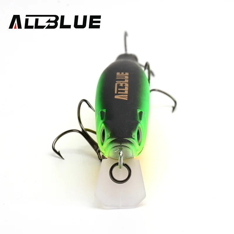 ALLBLUE MOHIST 130F Jerkbait Fishing Lure 130mm 20g Rapid Floating Wobbler Shallow Diving Minnow Pike Bait Fishing Tackle Hooks