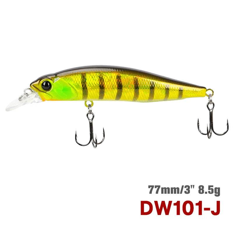 TSURINOYA 77SP Jerkbait – Precision Suspending Minnow - Fish & Cheaps | Fishing & Outdoor Gear
