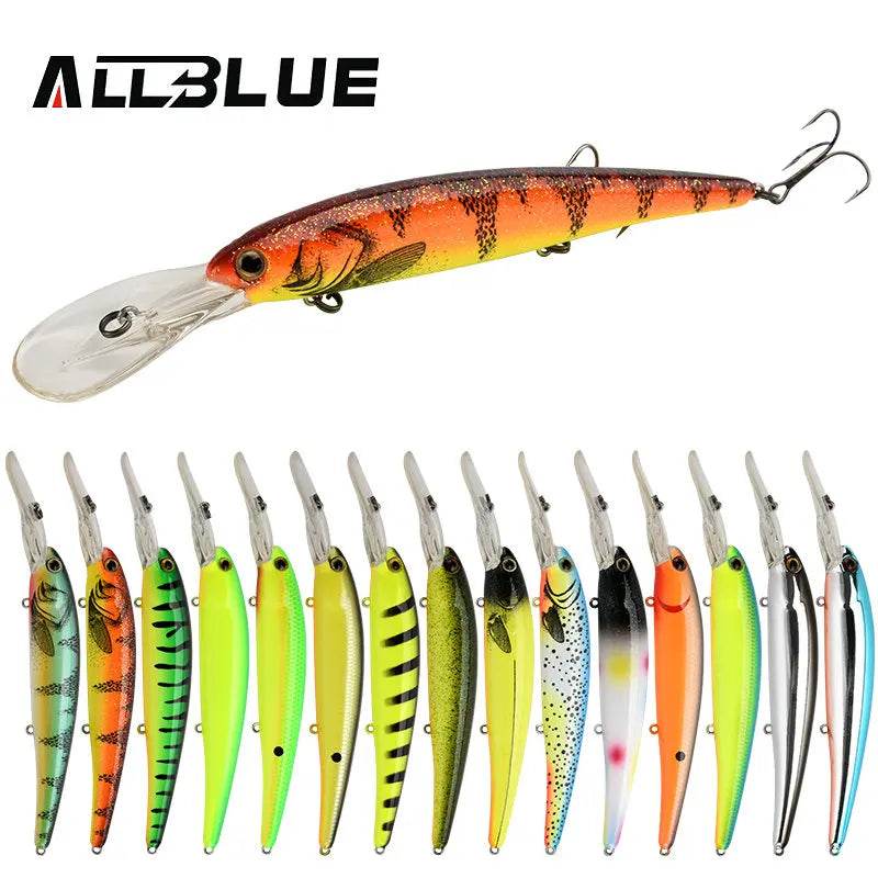 ALLBLUE Deep Walleye 125mm Floating Crankbait - Fish & Cheaps | Fishing & Outdoor Gear