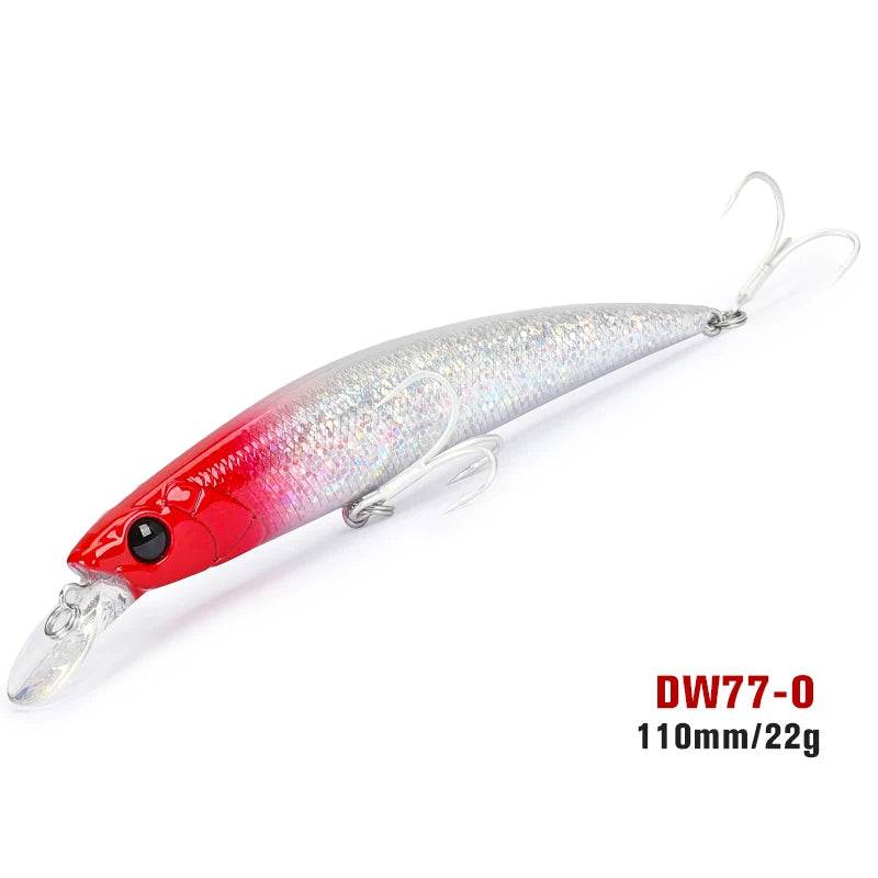 TSURINOYA 110S Sinking Minnow – DW77 New Colour - Fish & Cheaps | Fishing & Outdoor Gear