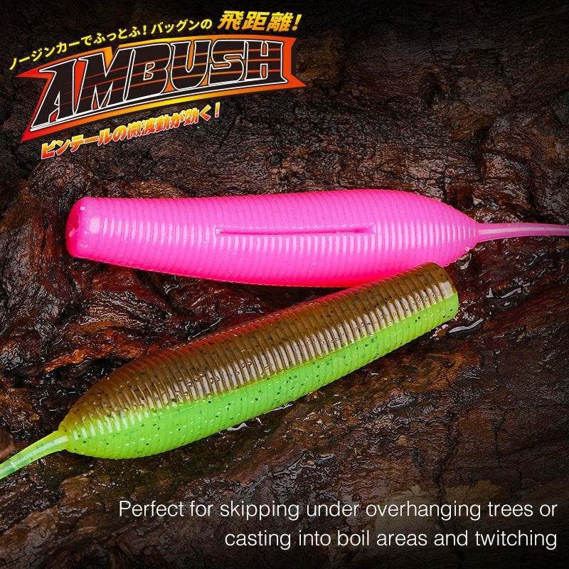 TSURINOYA AMBUSH 96.5mm No Sinker Soft Bait - Fish & Cheaps | Fishing & Outdoor Gear