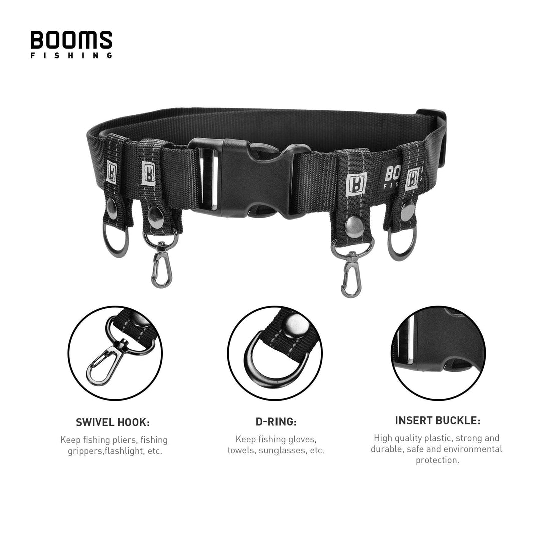Booms Fishing FB2 Lightweight Fishing Belt - Fish & Cheaps | Fishing & Outdoor Gear