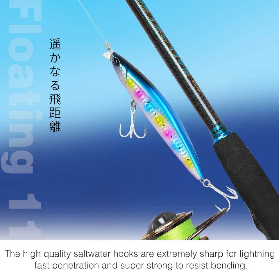 TSURINOYA DW95 118F Shallow Floating Minnow - Fish & Cheaps | Fishing & Outdoor Gear