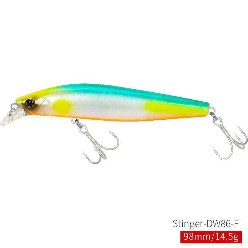 TSURINOYA 98SP Suspending Minnow – Ultra Long Casting Lure - Fish & Cheaps | Fishing & Outdoor Gear