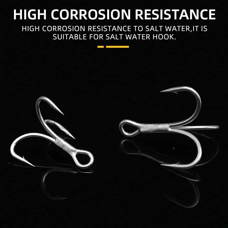 BLUX 2X Strong O'SHAUGHNESSY Treble Hooks - Fish & Cheaps | Fishing & Outdoor Gear