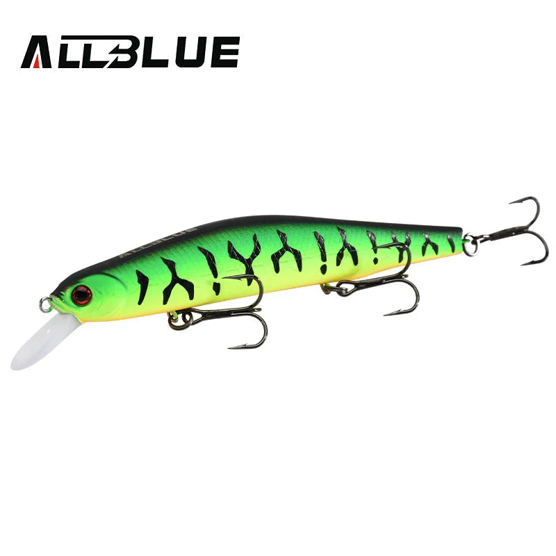 ALLBLUE VULCAN 130SP Silent Wobbler Fishing Lure 26.5g 133mm Magnetic System Suspend Minnow Pike Bait 4# Hook Tackle