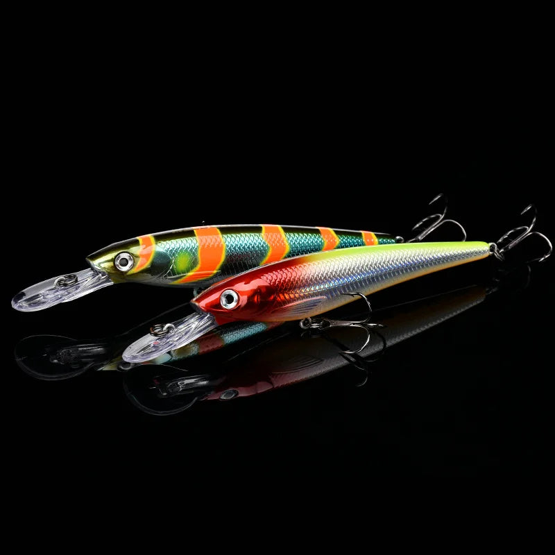 ALLBLUE OSPPEY 110F Trolling Minnow 110MM 16.2G Fishing Lure Floating Wobbler Pike Crank Artificial Bait Depth 1.5-2.5M Tackle