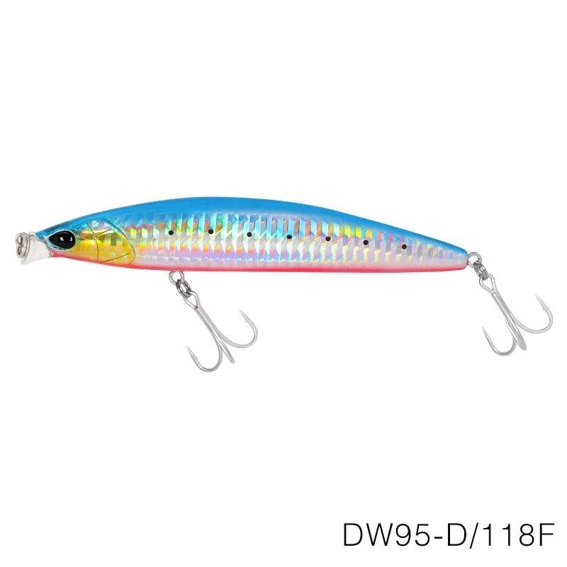 TSURINOYA DW95 118F Shallow Floating Minnow - Fish & Cheaps | Fishing & Outdoor Gear