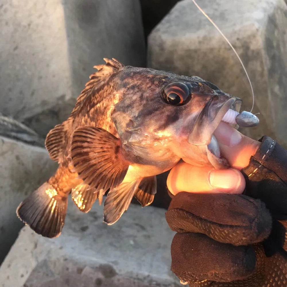 JOHNCOO Jig Head Barbed Fishing Hooks – 20 Pack - Fish & Cheaps | Fishing & Outdoor Gear