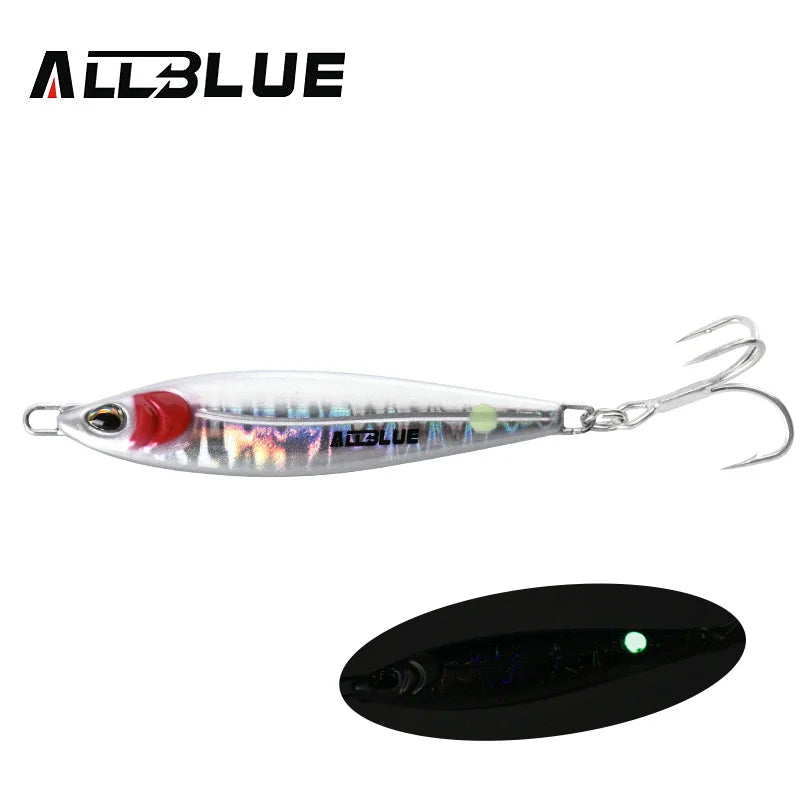 ALLBLUE LEVIN Metal Jig Spoon Artificial Bait Cast Jigging Fishing Lure Super Hard Fish Off Shore Casting Saltwater Tackle