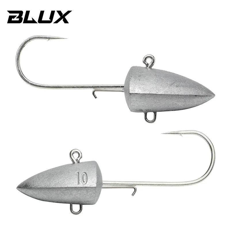 BLUX Dart Jighead Fishhooks – Versatile Weighted Lure Hooks - Fish & Cheaps | Fishing & Outdoor Gear