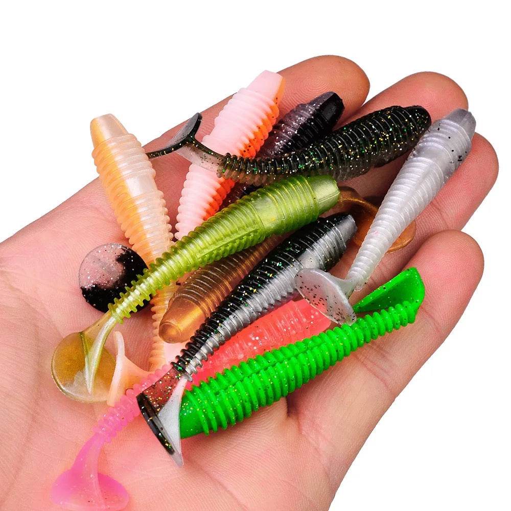 PROBEROS Softbait Paddle Tail Lures – 10pcs - Fish & Cheaps | Fishing & Outdoor Gear