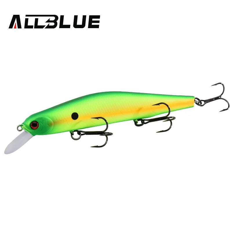 ALLBLUE VULCAN 130SP Silent Wobbler Fishing Lure 26.5g 133mm Magnetic System Suspend Minnow Pike Bait 4# Hook Tackle