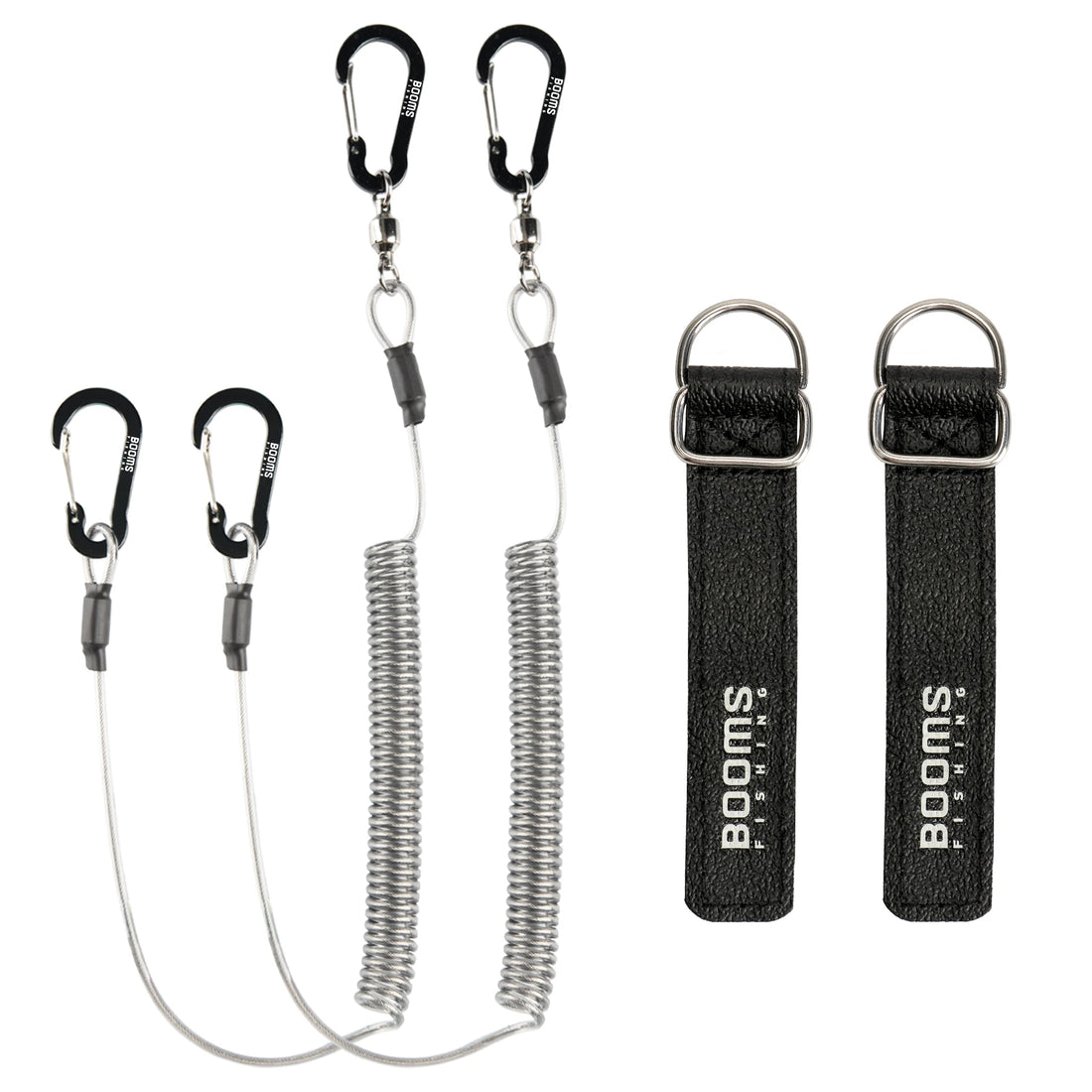 Booms Fishing T02RB1 Rod & Paddle Tether Set