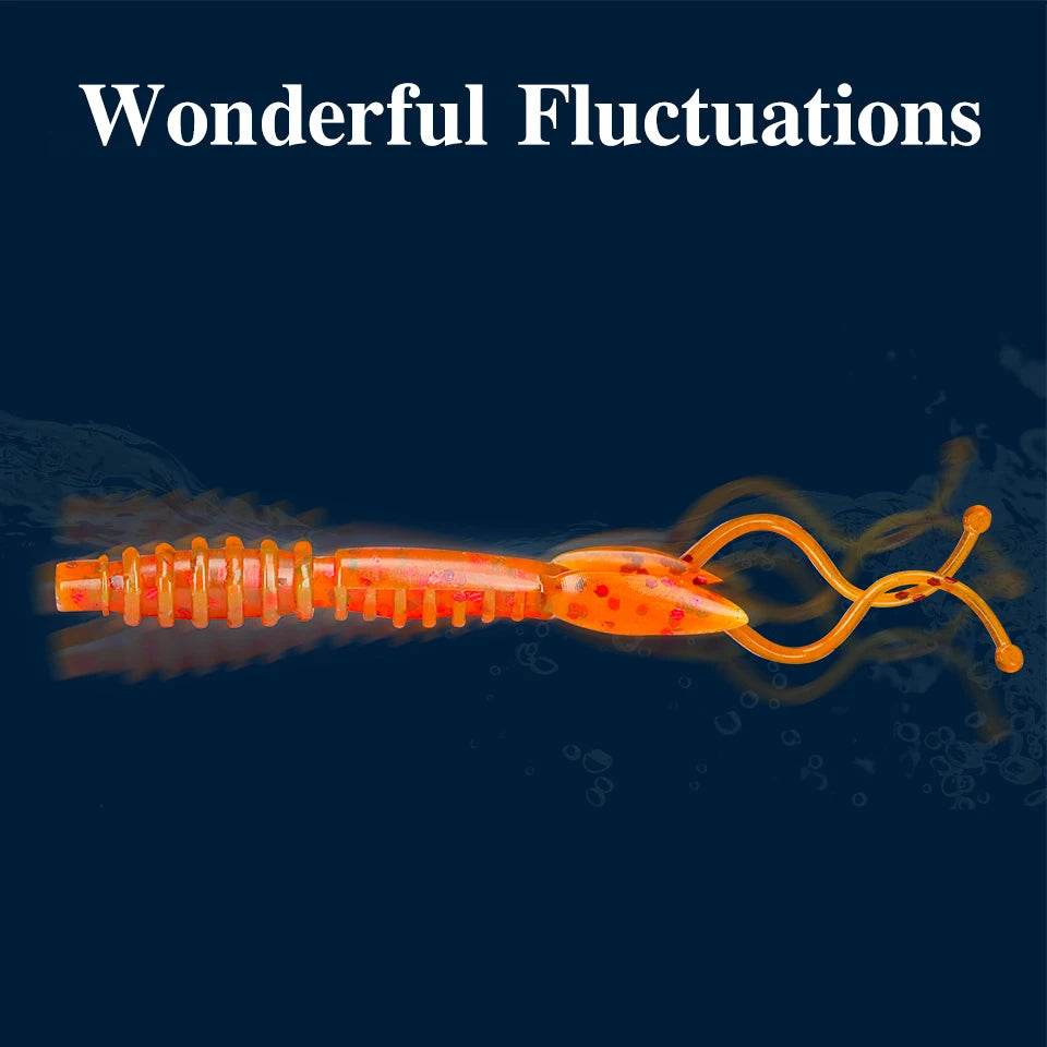 TSURINOYA 88mm Shrimp Soft Lure – Natural Action Bait - Fish & Cheaps | Fishing & Outdoor Gear