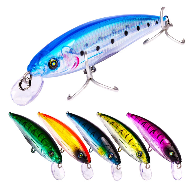 1PCS 43G 16CM Wobbler Fishing Lure Big Crankbait Minnow Peche Bass Trolling Artificial Bait Pike Carp lures Peche Fishing tackle